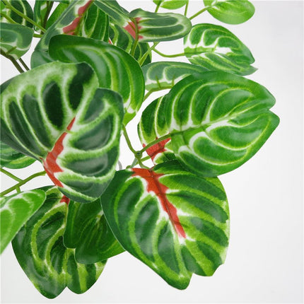 Lively Multicolor Faux Silk Leaf Arrangement - Chic Home Decor Display