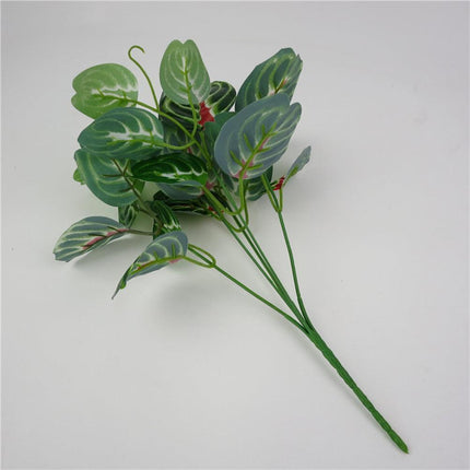 Lively Multicolor Faux Silk Leaf Arrangement - Chic Home Decor Display