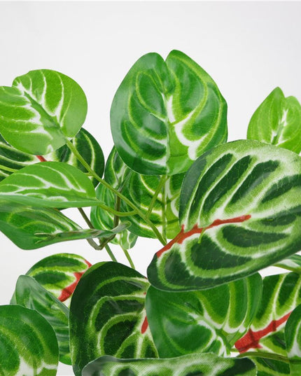 Lively Multicolor Faux Silk Leaf Arrangement - Chic Home Decor Display