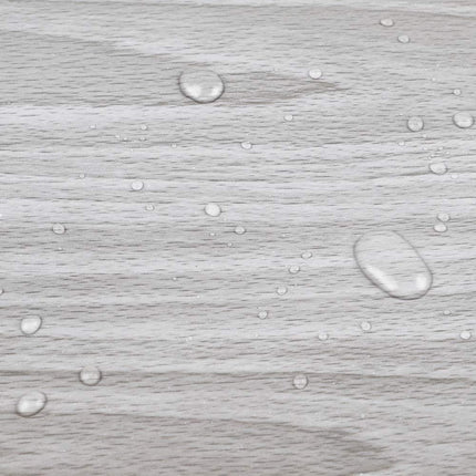 Peel and Stick Waterproof Grey Wood Grain Wallpaper for Effortless Home Makeover