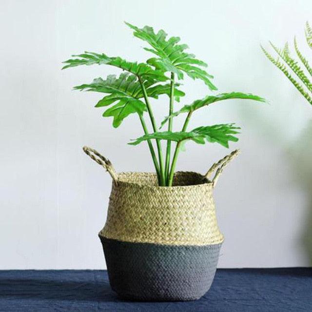 Bamboo Handwoven Storage Basket for Sustainable Organization