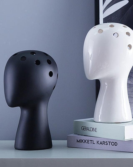 Elegant Contemporary Floral Ceramic Vase for Modern Home Accents