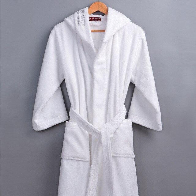 Luxurious 1200gsm Unisex Cotton Bathrobe for Supreme Comfort and Relaxation