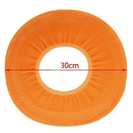 Elegant Floral Luxury Acrylic Fiber Toilet Seat Cover - 30cm Diameter