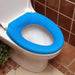 Floral Elegance: Cozy Toilet Seat Cover made of Acrylic Fibers - 30cm Diameter