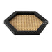 Handcrafted Japanese Rattan and Wood Tray - Sustainable Home Accent