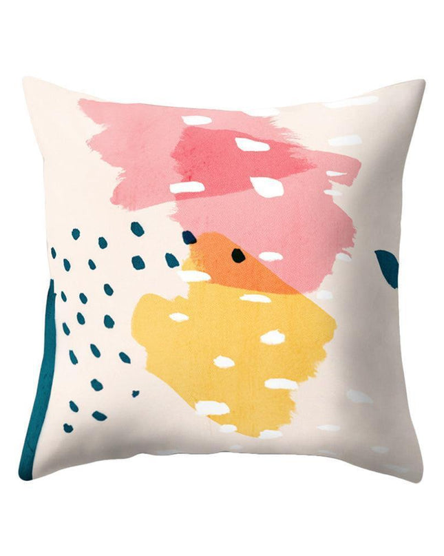 Vibrant Modern Art Pillow Cover for Stylish Interiors