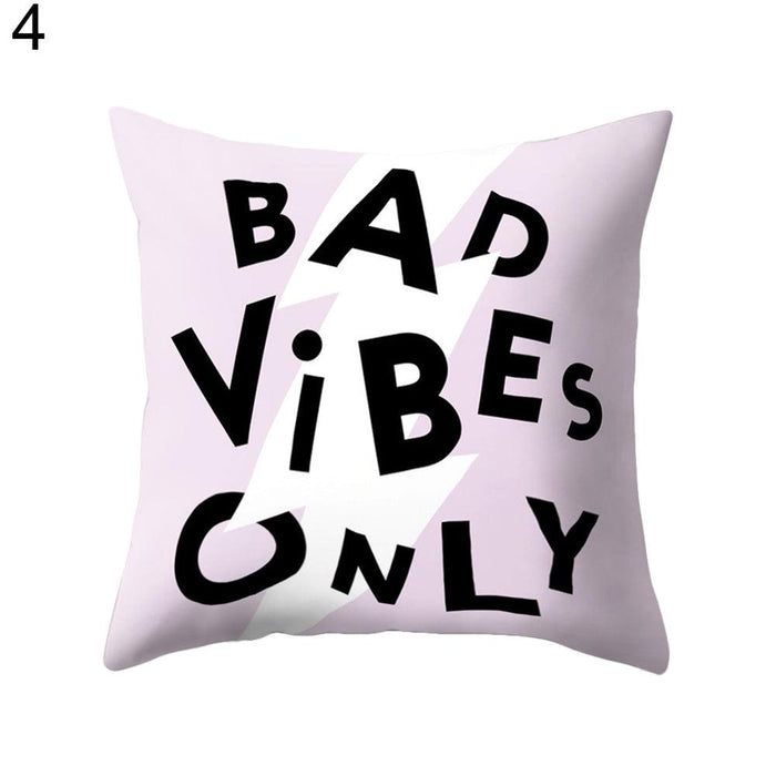 Vivid Contemporary Decorative Pillow Cover with Colorful Artistic Patterns