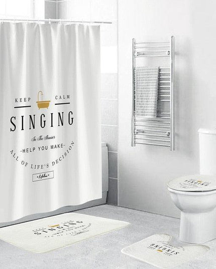 Sophisticated Black Elegance Shower Curtain | Unique Bathroom Style Upgrade