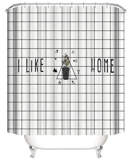 Sophisticated Black Elegance Shower Curtain | Unique Bathroom Style Upgrade