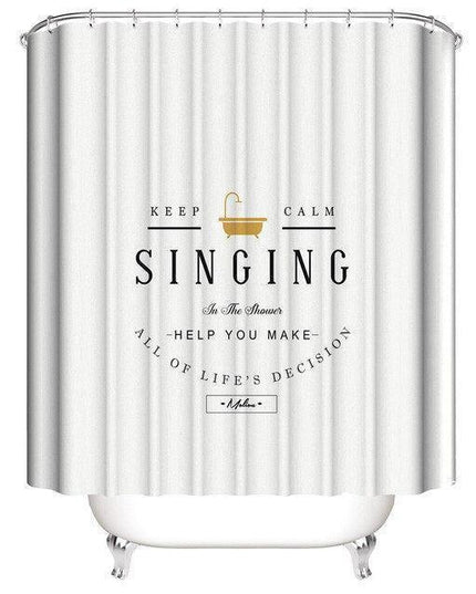 Sophisticated Black Elegance Shower Curtain | Unique Bathroom Style Upgrade