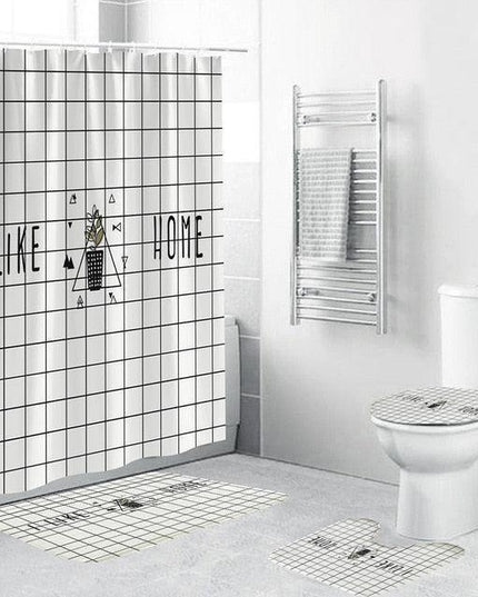 Sophisticated Black Elegance Shower Curtain | Unique Bathroom Style Upgrade