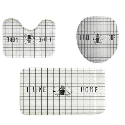 Luxurious Black Shower Curtain with Playful Bathtub Design