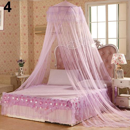 Elegant Round Canopy Mosquito Net - Stylish Bed Protection for a Peaceful Sleep