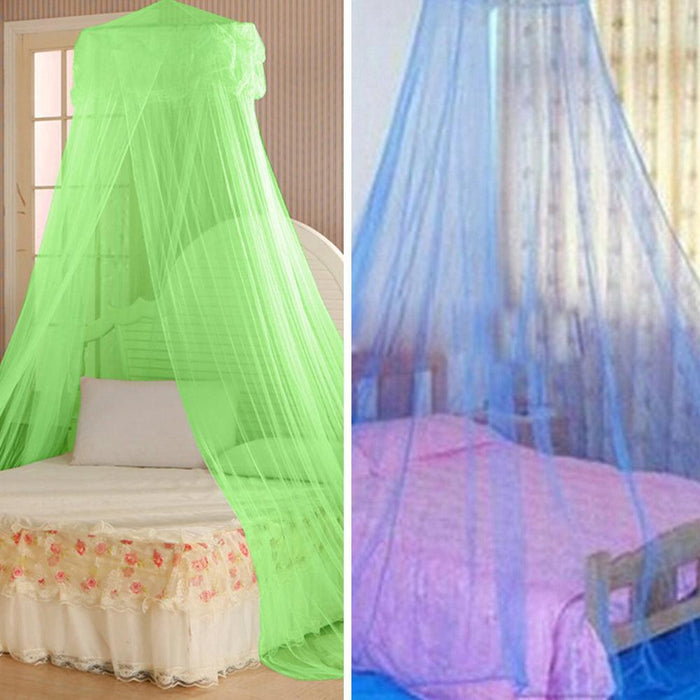 Elegant Round Canopy Mosquito Net - Stylish Bed Protection for a Peaceful Sleep