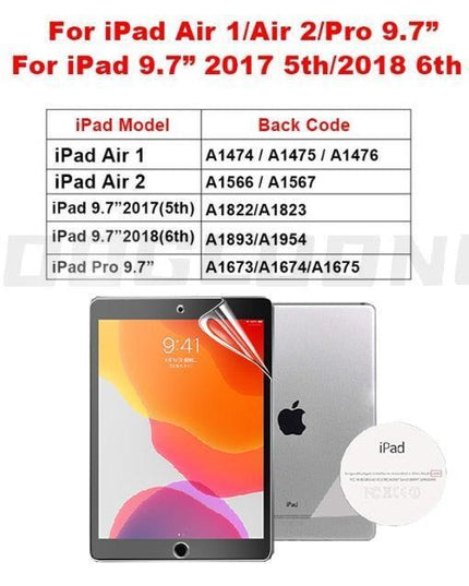 iPad Armor - Advanced Scratch-Resistant Film with Face ID Compatibility