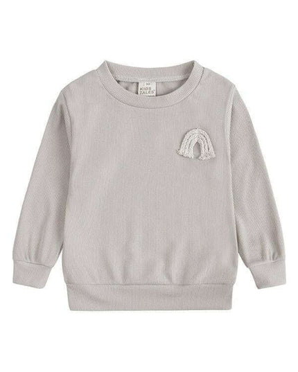 Chic Cotton Long Sleeve Lounge Set for Kids