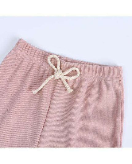 Chic Cotton Long Sleeve Lounge Set for Kids