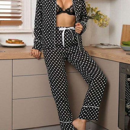 Jakoto's Chic Polka Dot Sleeveless Blouse