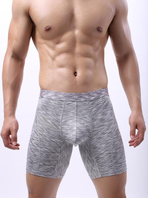Men's Soft and Stretchy Gradient Boxer Briefs with Enhanced Ventilation