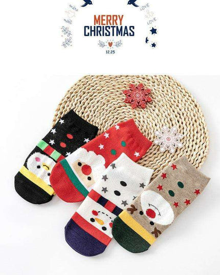Festive Christmas Cotton Socks Bundle - Pack of 4