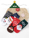 Cozy Christmas Cotton Socks Bundle - Set of 4