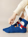 Jakoto Christmas Cozy Sock Slippers: Festive Holiday Footwear