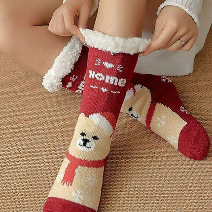 Festive Comfort Cotton Slippers - Ideal for Cozy Christmas Moments