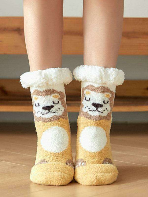 Festive Winter Wonderland Cotton Slipper Socks - Ultimate Cozy Comfort