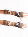 Warm Knitted Festive Christmas Gloves - Women's Holiday Accessory