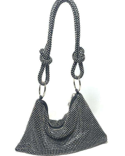 Rhinestone Radiance Underarm Clutch