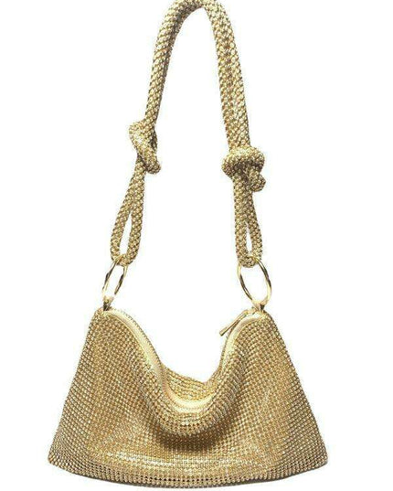 Rhinestone Radiance Underarm Clutch