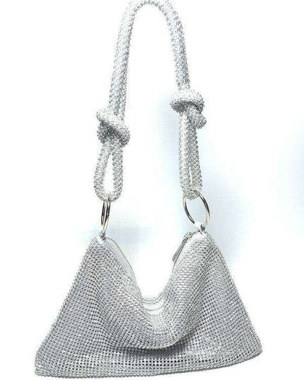 Rhinestone Radiance Underarm Clutch