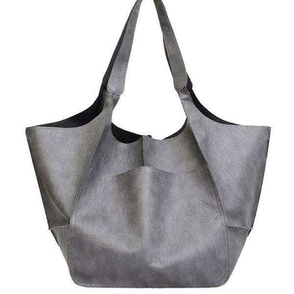 Luxurious Oversized Soft Leather Tote Bag for Effortless Elegance