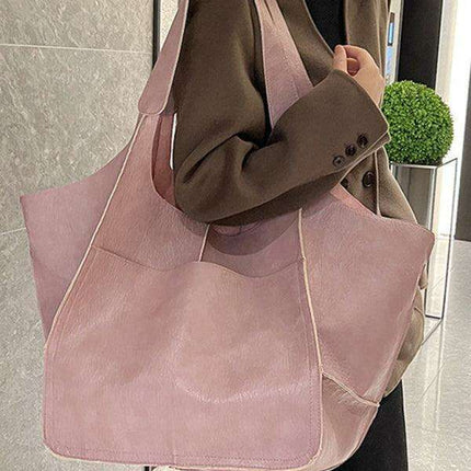 Luxurious Oversized Soft Leather Tote Bag for Effortless Elegance