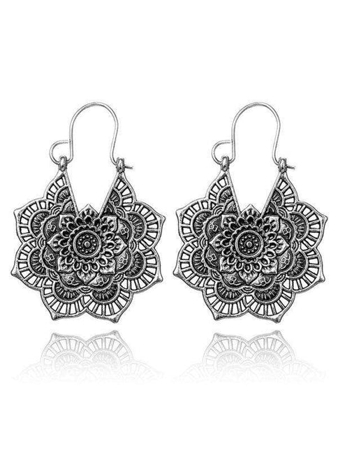 Ethereal Floral Boho Earrings: Whimsical Beauty