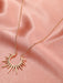 Sunflower Pendant Choker - Vintage Alloy Necklace for Fashion Innovators