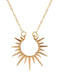 Sunflower Pendant Choker - Vintage Alloy Necklace for Fashion Innovators
