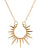 Sunflower Pendant Choker - Vintage Alloy Necklace for Style Trailblazers