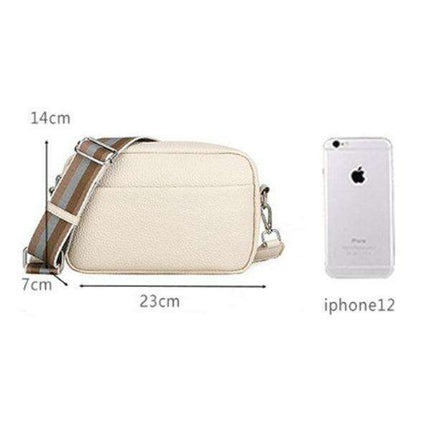 Chic Solid Color PU Women's Crossbody Bag - Stylish Square Shoulder Purse