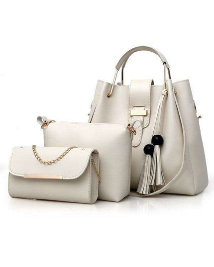 Chic Women's Handbag Set: Effortless Style in Three Versatile Pieces