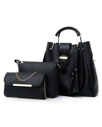 Chic Women's Handbag Set: Effortless Style in Three Versatile Pieces