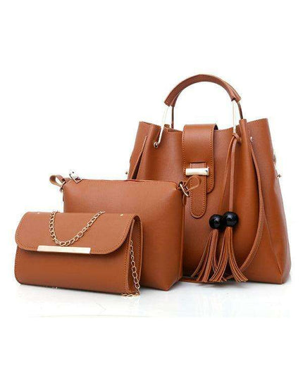 Chic Women's Handbag Set: Effortless Style in Three Versatile Pieces