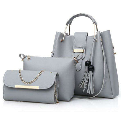 Chic Women's Handbag Set: Effortless Style in Three Versatile Pieces