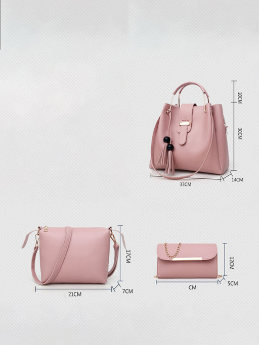 Stylish Three-Piece Handbag Collection for Fashion-Forward Women