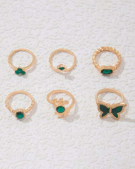 Vibrant Heart Diamond Love Palm Ring Collection with Retro Flair for Effortless Confidence