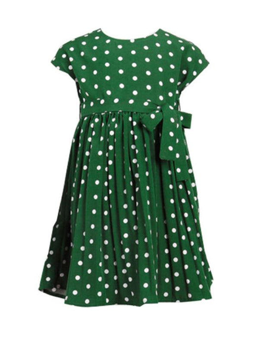 Polka Dot Princess Dress with Waist Tie for Little Girls