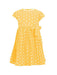 Little Girl's Polka Dot Princess Dress with Waist Tie - Sleeveless Dropped Shoulder Style