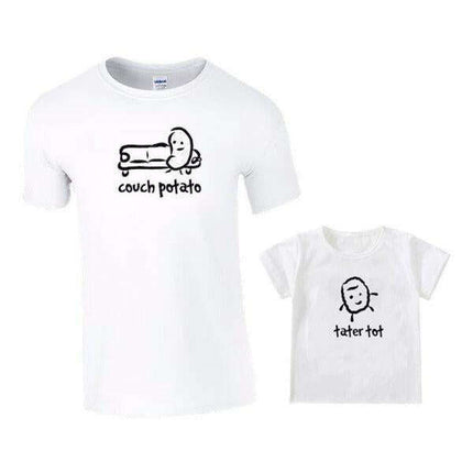 Men's Casual COUCH POTATO Graphic T-Shirt for Ultimate Comfort