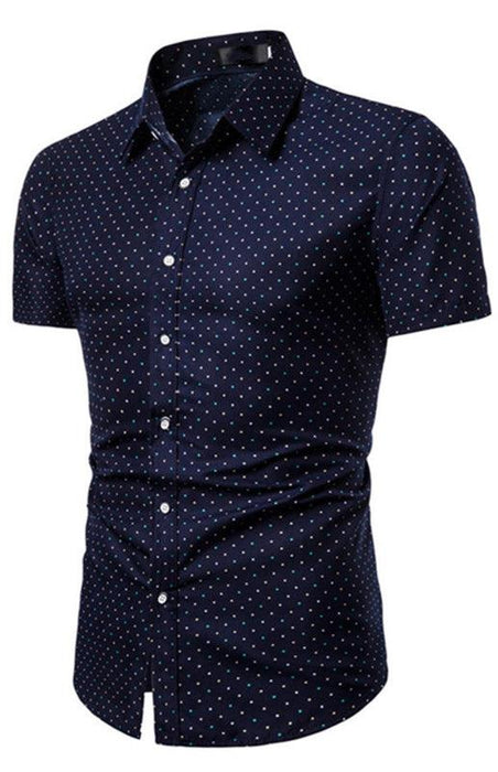Men's Summer Vibes Graphic Short Sleeve Shirt - Relaxed Style with Casual Flair